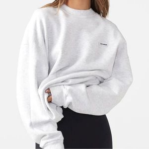Joah Brown Light Gray Sweatshirt